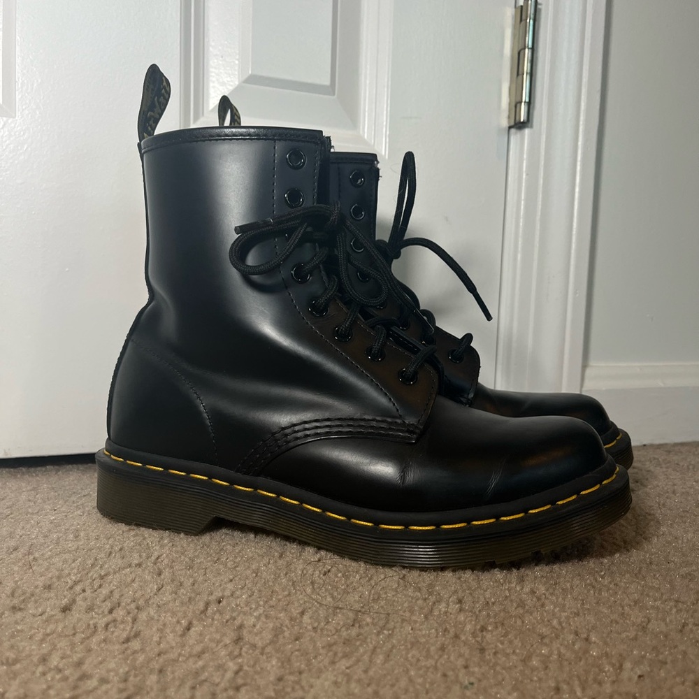 Dr. Martens Black Lace-Up Boots
